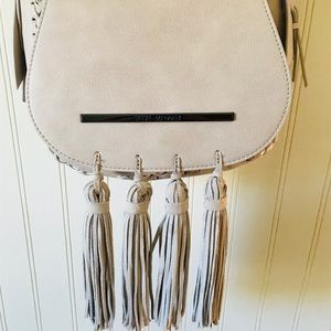 Steve Madden long strap tassel bag